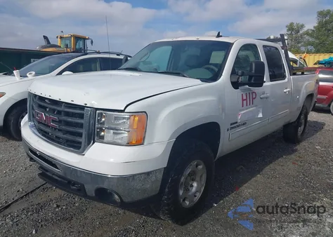 2008 GMC Sierra 2500Hd Slt из США, поврежденный, VIN 1GTHK23658F151272